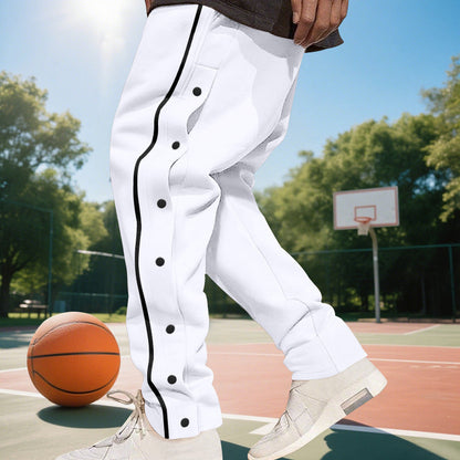 Herren Sport Hose Freizeit Modern Mit Kontraststreifen