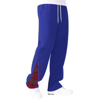 Bequeme Herrenhose Freizeit Hose mit Karomuster