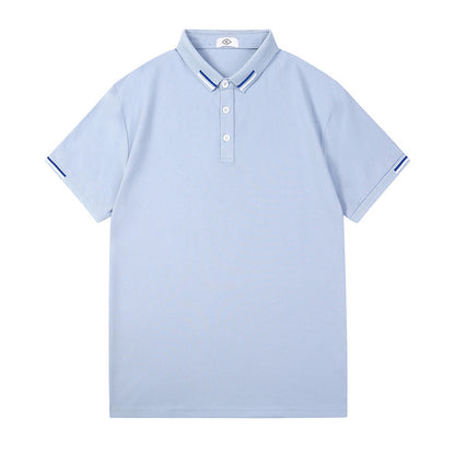 Herren Polo-Shirt Kontrastkragen Modern Sportlich