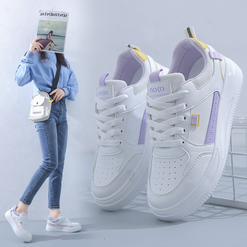 Damen Sneaker Laufsohle Atmungsaktiv Modern Sportlich