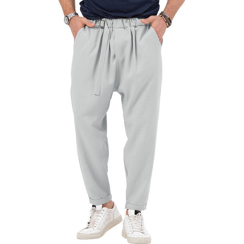Herren Haremshose Elastisch Mit Seitentaschen Trendy