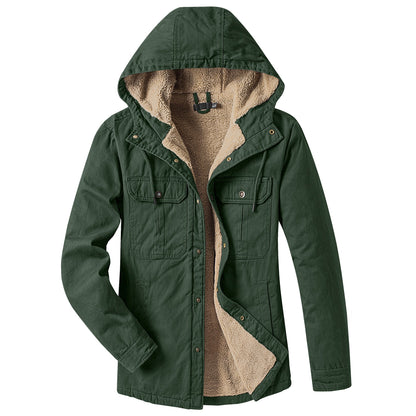 Herren Winterjacke Winddicht Warm Isoliert