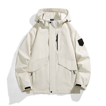 Wasserfestes Outdoor-Jacket Herren Regenjacke Funktionell - BerlinGlamour