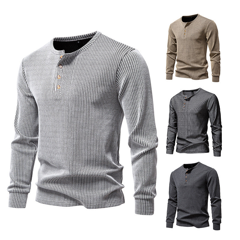 Herren Langarmshirt Streifenmuster Modern Berlin