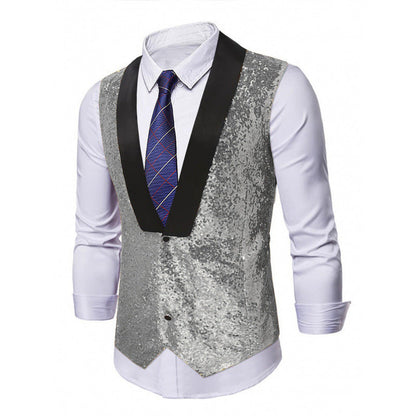 Herren Weste Glitzer Abendmode Berlin Stil