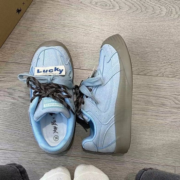 Damen Sneaker Bequem Verspielt Sportlich Weiß