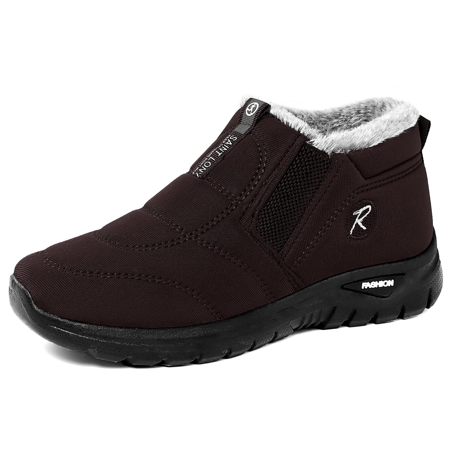 Damen Sneaker Warmfutter Elastisch Bequem Winter