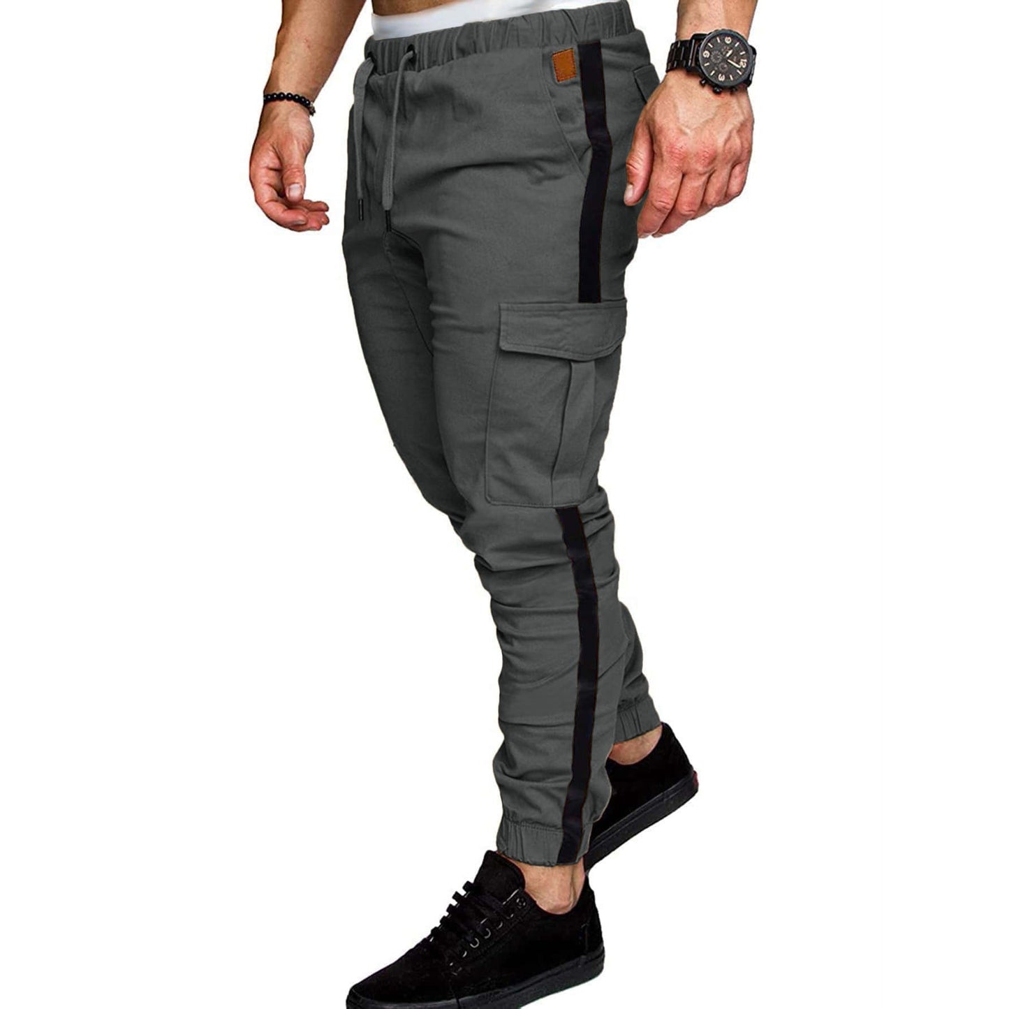 Herren Cargo-Hose Bequem Verstellbar Mit Vielen Taschen