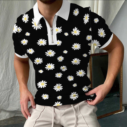 Herren Polo Shirt Kurzarm Kariert Modern Berlin