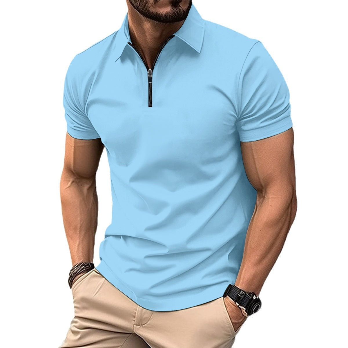 Herren Performance Polo-Shirt Modern Slim Fit