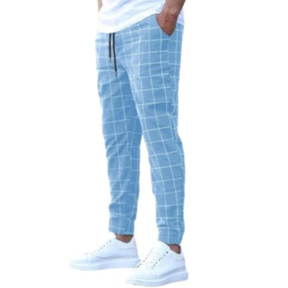 Herren Karohose Lässig Bequem Stadtstyle
