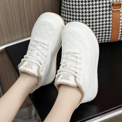 Damen Sneaker Sportlich High-Top Weichfutter Rutschfest