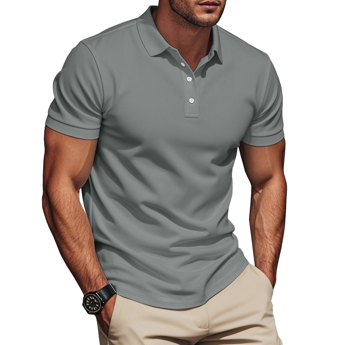 Herren Poloshirt Moderne atmungsaktive Funktion