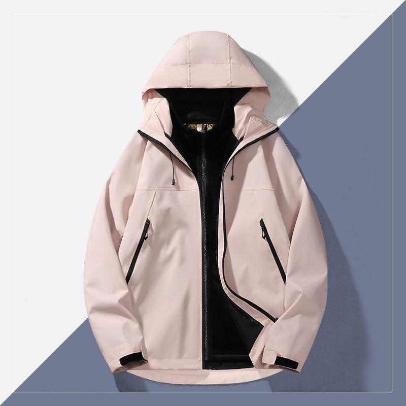 Herren Wetterjacke Wasserdicht Funktionell Modern