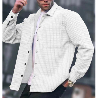 Herren Steppjacke Warm mit Brusttasche Modern