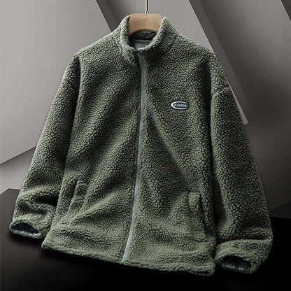Herren Fleecejacke Warm Elastisch Hochkragen