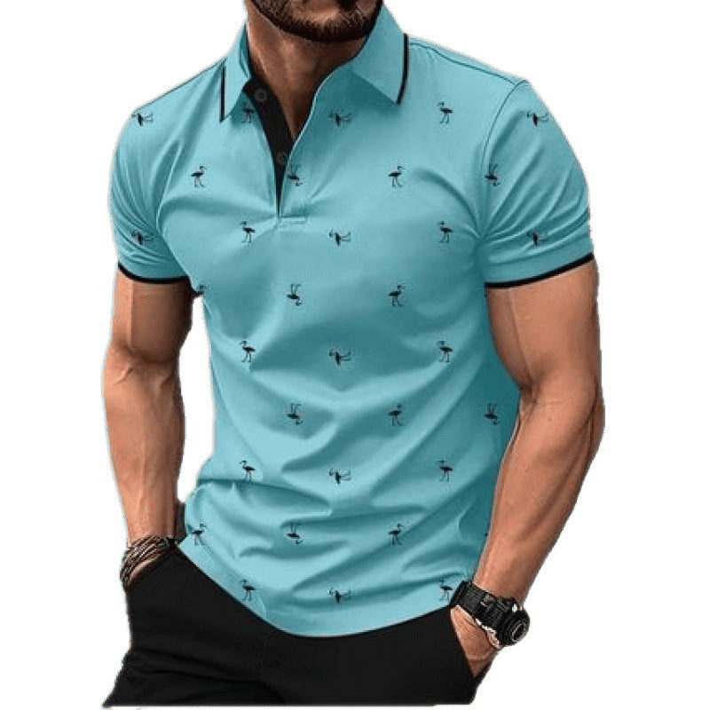 Herren Polo-Shirt Bedruckt Modern Berlin Style