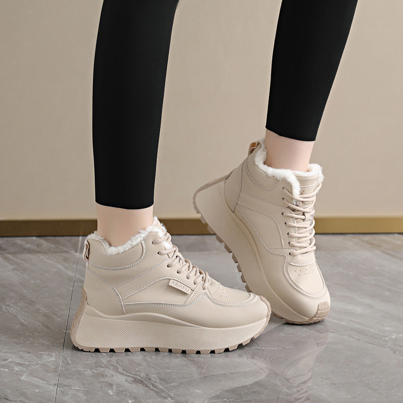 Damen Winterschuhe Warm Rutschfest Schnee Stiefel