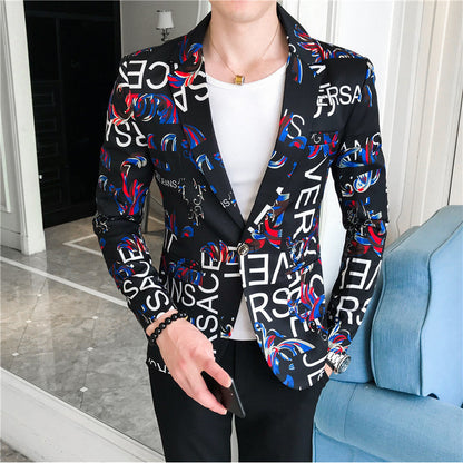 Herren Blazer Modern mit auffälligem Muster - BerlinGlamour