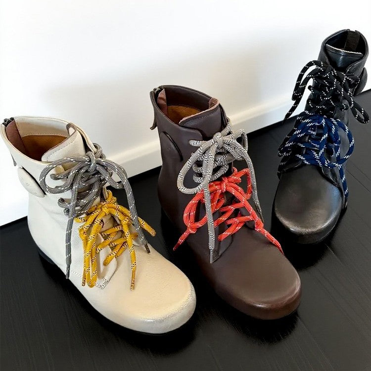 Damen Stiefel Schnürboots Mit Zierkordeln Modern - BerlinGlamour