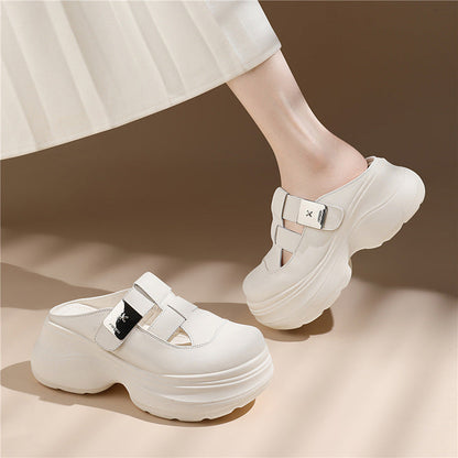 Damen Schuhe Bequem mit verstellbaren Riemen Modisch