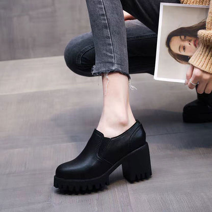 Damen Plateau-Stiefeletten Moderne Rutschfeste Sohle Schuhe - BerlinGlamour