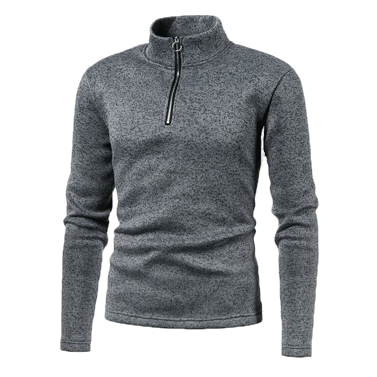 Herren Stehkragenpullover Sportlich Funktionell