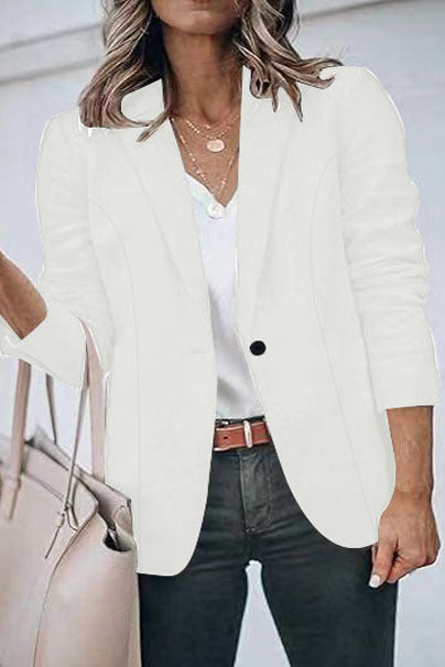Damen Blazerjacke Elegante Slim Fit Modern