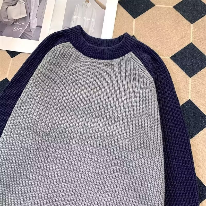 Herren Pullover Modern Strukturiert Trendig