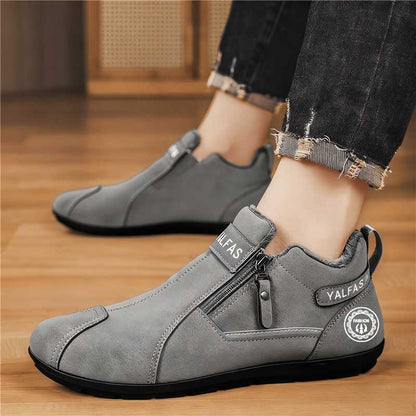Damen Ankle Boots Leicht Wasserabweisend Reißverschluss