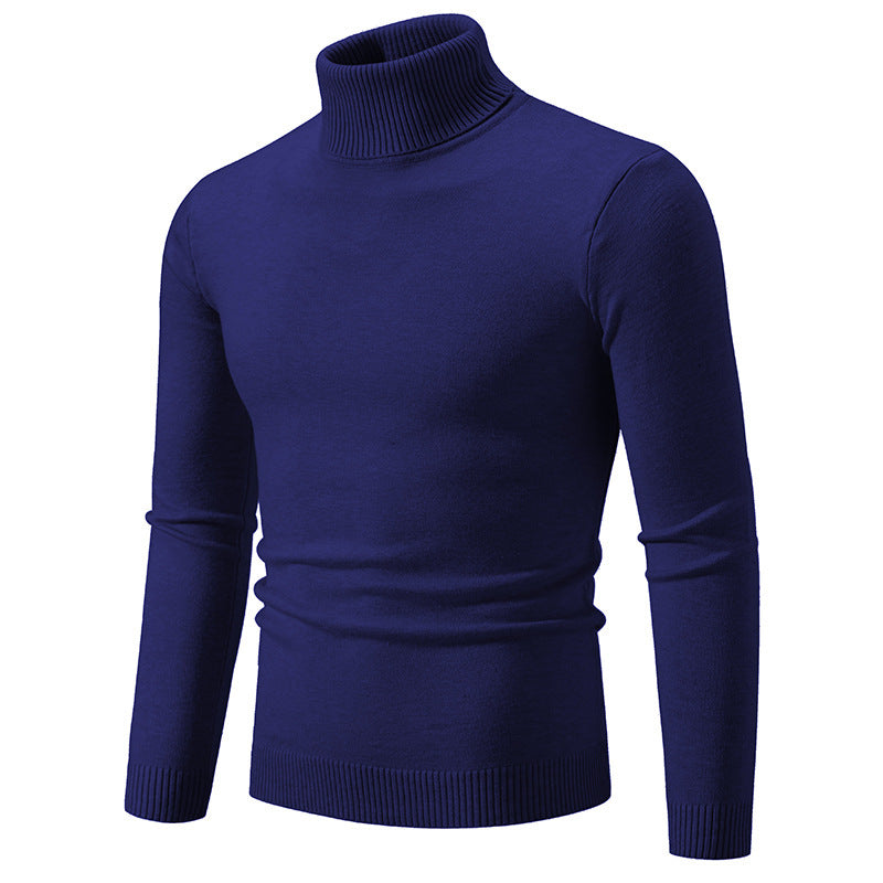 Herren Rollkragenpullover Feine Baumwolle Eleganter Style