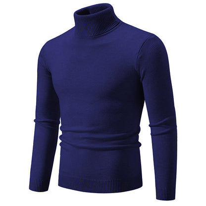 Herren Rollkragenpullover Feine Baumwolle Eleganter Style
