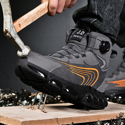Damen Sicherheitsstiefel Rutschfest Dämpfend Arbeitsschuhe