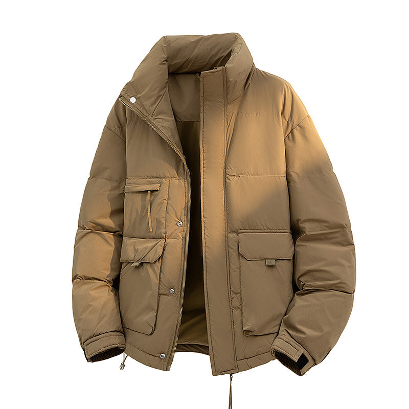 Herren Winterjacke Isoliert Mit Vielen Taschen