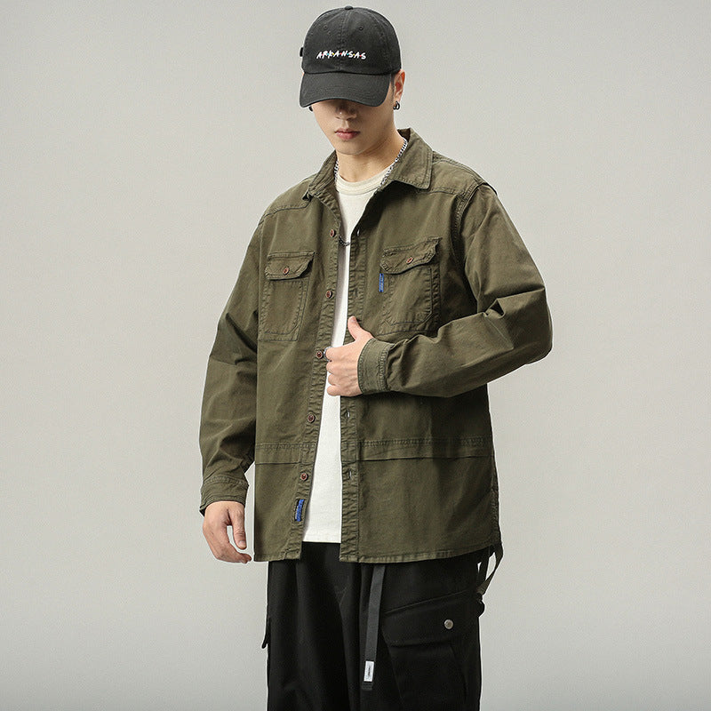 Herren Outdoor Jacke mit Taschen Praktisch Lässig
