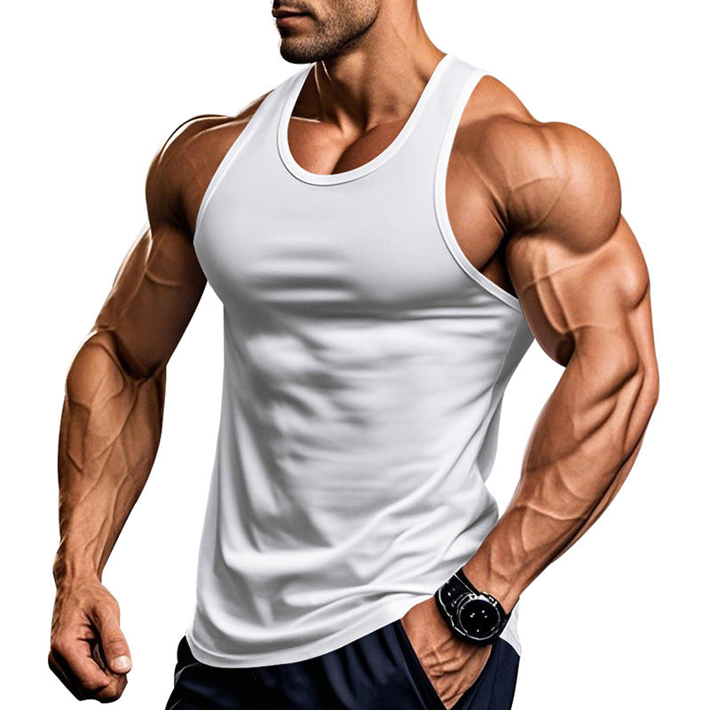 Herren Fitness Tanktop Atmungsaktiv Sporttop Racerback