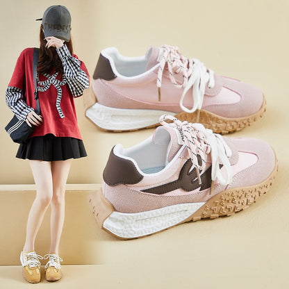 Damen Sneaker Sportlich Bequem Dämpfung Laufschuhe - BerlinGlamour