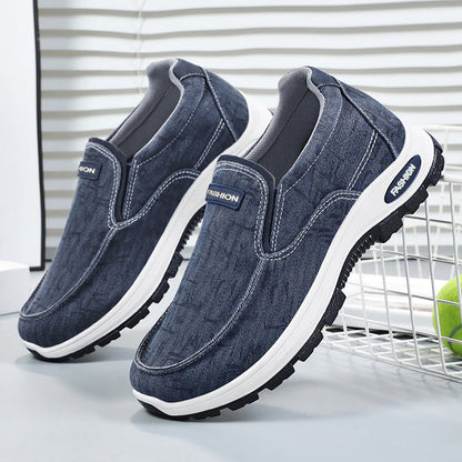 Damen Sneaker Slip-On Bequem mit Dämpfung