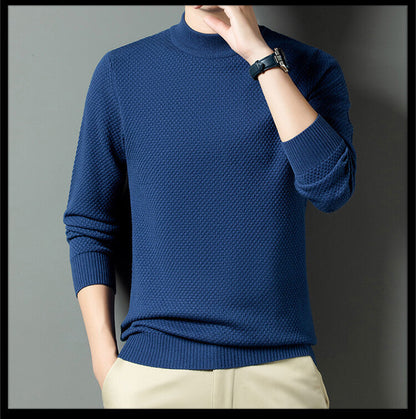 Herren Pullover Modern Strukturiert Elegant