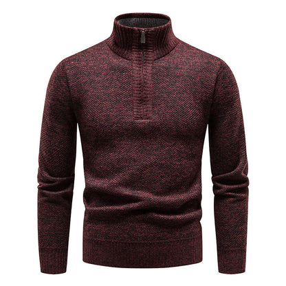 Herren Strickpullover Komfortabel Halbzipp Modisch