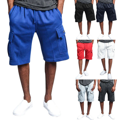 Herren Cargo Shorts atmungsaktiv mit Kordelzug und Taschen - BerlinGlamour