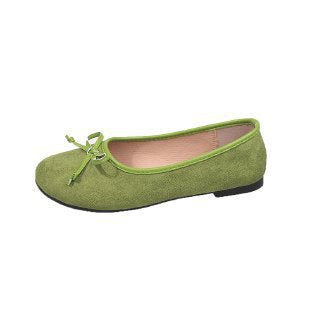Damen Ballerinas Schleife Mode Schuhe Elegant