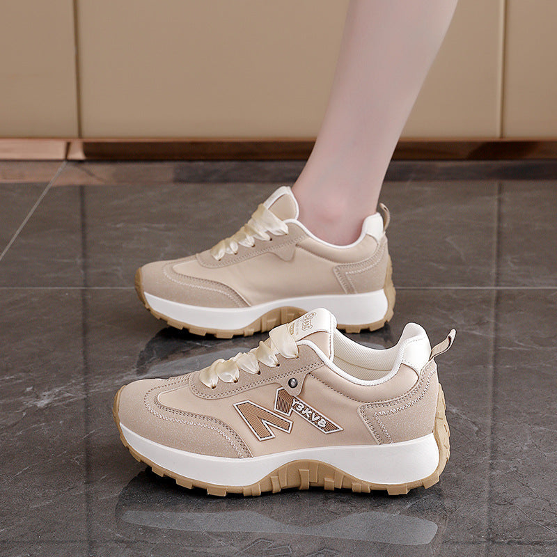 Damen Sneaker Plattform Trendy Mode Schuhe