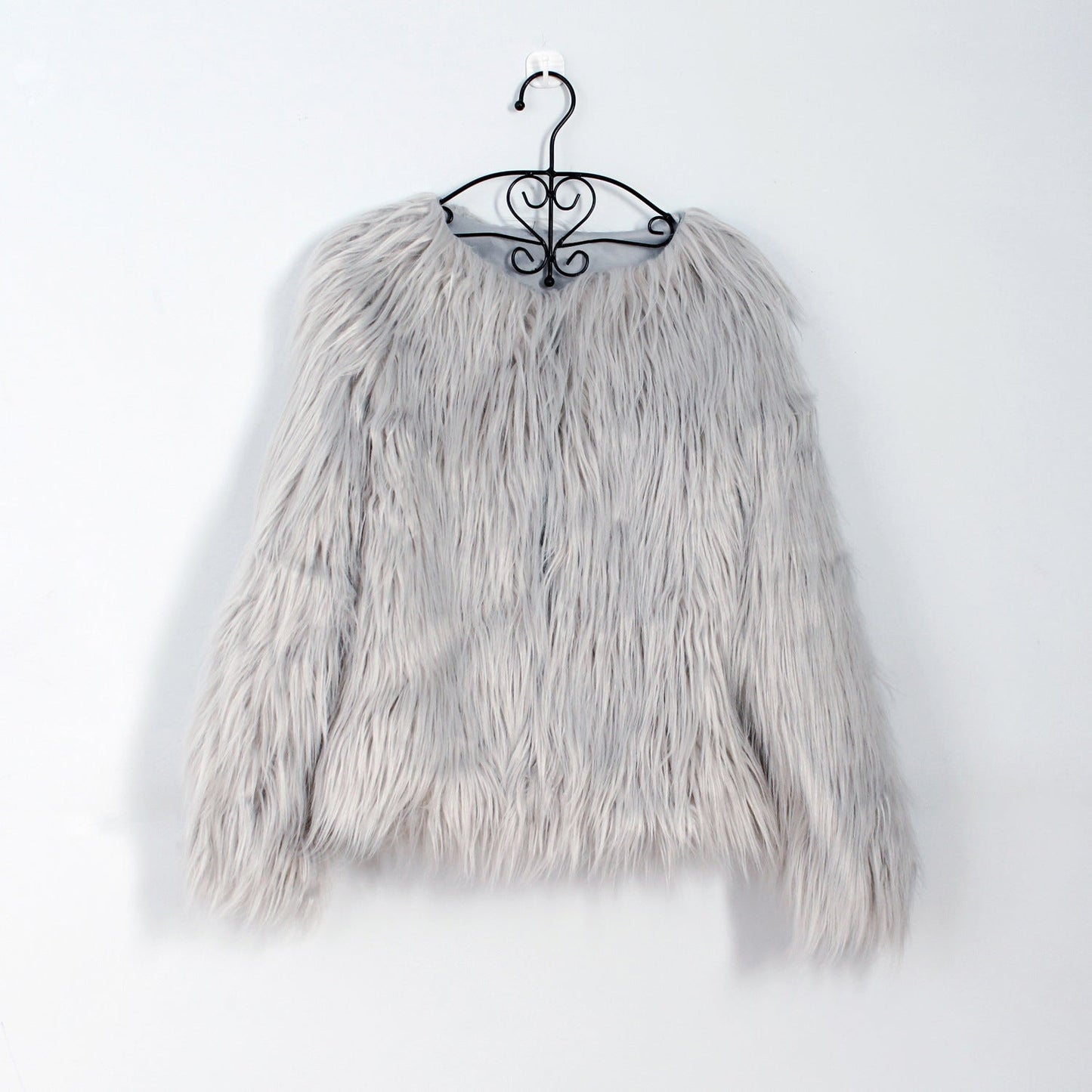 Kunstpelzjacke Damen Flauschig Lässig Oversized