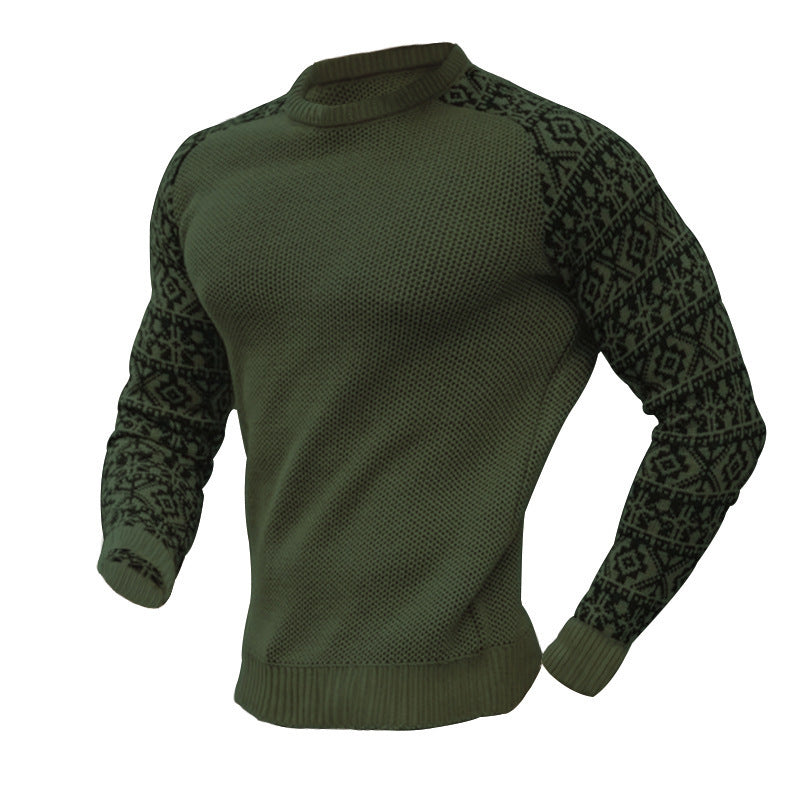 Herren Pullover Strick Grafikmuster Modern Berlin