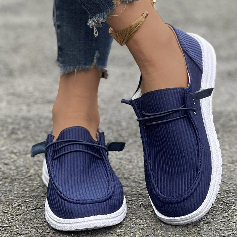 Damen Slipper Modern Elastisch Riffle Design