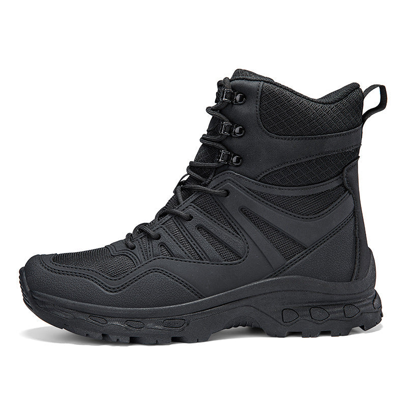 Herren Sicherheitsstiefel Taktisch Schwarz Robust
