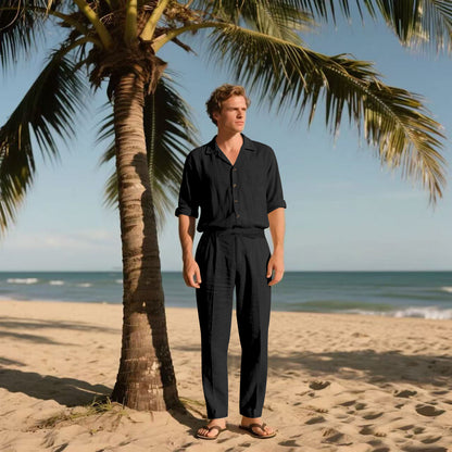 Herren Hemd und Hose Set Modern Elegante Business Kleidung