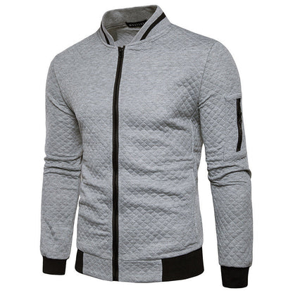 Herren Steppjacke Modisch Hochkragen Winter