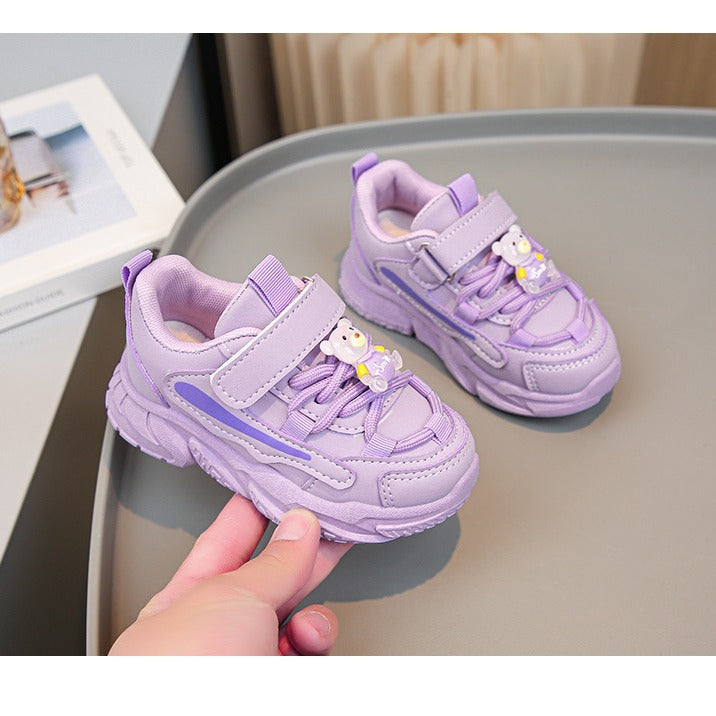 Damen Sneaker Farbenfroh Klettverschluss Sportlich
